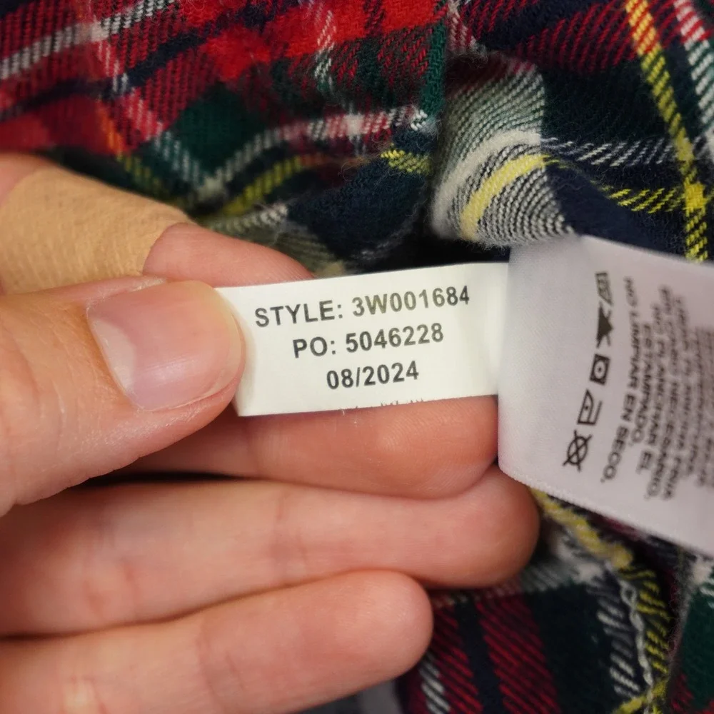 Vineyard Vines Button Down Boys XL Multi Color Plaid Long Sleeve Whale Preppy